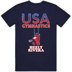 Hezly Rivera Team Usa Gymnastics Paris 2024 Fan T Shirt