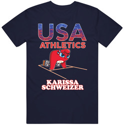 Karissa Schweizer Team Usa Athletics Paris 2024 Fan T Shirt