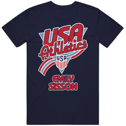 Emily Sisson Team Usa Athletics Paris 2024 T Shirt