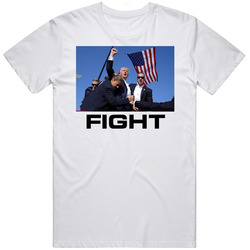 Donald Trump Shot Fight T Shirt