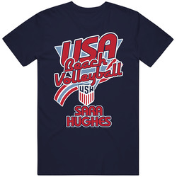 Sara Hughes Team Usa Beach Volleyball Paris 2024 T Shirt