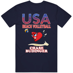 Chase Budinger Team Usa Beach Volleyball Paris 2024 Fan T Shirt