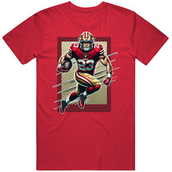 Christian Mccaffrey Running Towards You T Shirt