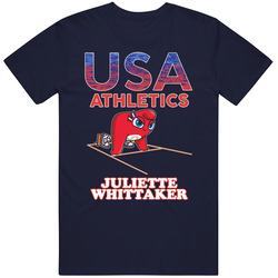 Juliette Whittaker Team Usa Athletics Paris 2024 Fan T Shirt