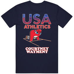 Courtney Wayment Team Usa Athletics Paris 2024 Fan T Shirt