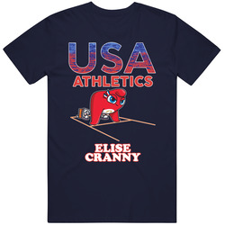 Elise Cranny Team Usa Athletics Paris 2024 Fan T Shirt