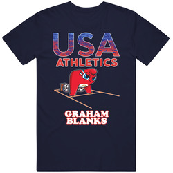 Graham Blanks Team Usa Athletics Paris 2024 Fan T Shirt