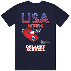 Delaney Schnell Team Usa Diving Paris 2024 Fan T Shirt
