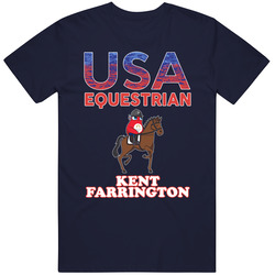 Kent Farrington Team Usa Equestrian Paris 2024 Fan T Shirt