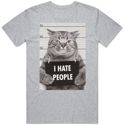 I Hate People Grumpy Cat  Shot T Shirt