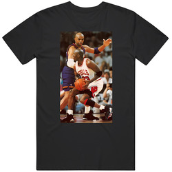 Michael Jordan Charles Barkley 92-93 Finals Fan T Shirt
