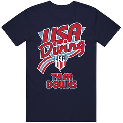 Tyler Downs Team Usa Diving Paris 2024 T Shirt