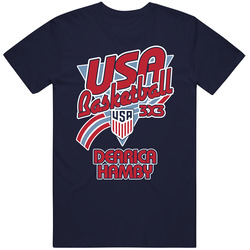 Dearica Hamby Team Usa Basketball 3x3 Paris 2024 T Shirt