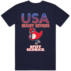 Spiff Sedrick Team Usa Rugby Sevens Paris 2024 Fan T Shirt