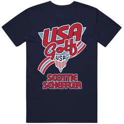 Scottie Scheffler Team Usa Golf Paris 2024 T Shirt