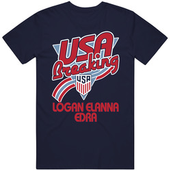 Logan Elanna Edra Team Usa Breaking Paris 2024 T Shirt