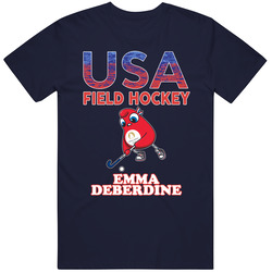 Emma Deberdine Team Usa Field Hockey Paris 2024 Fan T Shirt