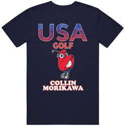 Collin Morikawa Team Usa Golf Paris 2024 Fan T Shirt