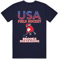 Brooke Deberdine Team Usa Field Hockey Paris 2024 Fan T Shirt