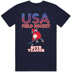 Beth Yeager Team Usa Field Hockey Paris 2024 Fan T Shirt