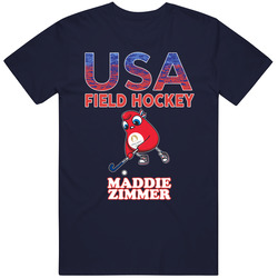 Maddie Zimmer Team Usa Field Hockey Paris 2024 Fan T Shirt