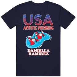 Daniella Ramirez Team Usa Artistic Swimming Paris 2024 Sports T Shirt