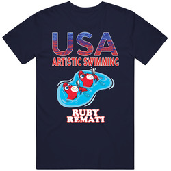 Ruby Remati Team Usa Artistic Swimming Paris 2024 Sports T Shirt