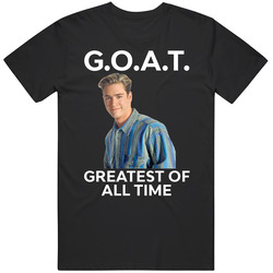Zack Morris Goat Greatest Of All Time Fan T Shirt