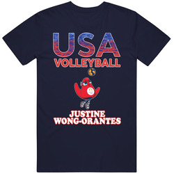 Justine Wong-orantes Team Usa Volleyball Paris 2024 Sports T Shirt