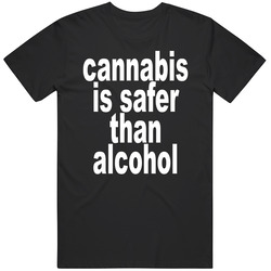 Cannabis Is Safer Than Alcohol T Shirt