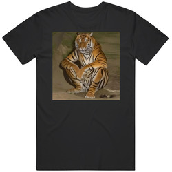 Bengal Tiger Sitting Like A Human T Shirt