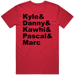 Kyle Lowry & Danny Green & Kawhi Leonard & Pascal Siakam &