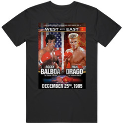 Rocky Balboa Vs Ivan Drago Boxing Match T Shirt