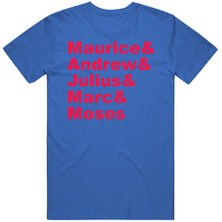 Maurice Cheeks & Andrew Toney & Julius Erving & Marc Iavar