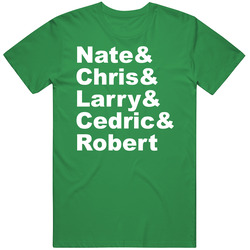 Nate Archibald & Chris Ford & Larry Bird & Cedric Maxwell 