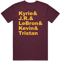 Kyrie Irving & Jr Smith & Lebron James & Kevin Love & 