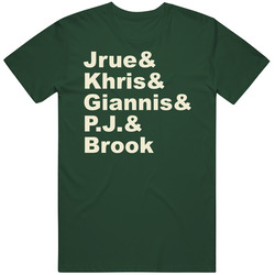 Jrue Holiday & Khris Middleton & Giannis Antetokounmpo & P