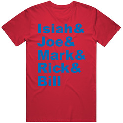 Isiah Thomas & Joe Dumars & Mark Aguirre & Rick Mahorn &am