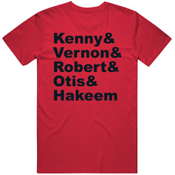 Kenny Smith & Vernon Maxwell & Robert Horry & Otis Thorpe 