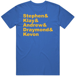 Stephen Curry & Klay Thompson & Andrew Wiggins & Draymond 