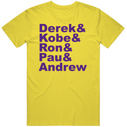 Derek Fisher & Kobe Bryant & Ron Artest & Pau Gasol & 