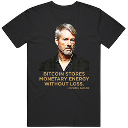 Bitcoin Stores Monetary Energy Without Loss Michael Saylor Quote T Shi