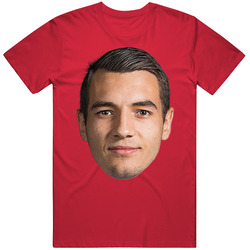 Jakub Kiwior Poland Euro 2024 Big Head T Shirt
