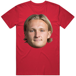 Kasper Dolberg Denmark Big Head T Shirt