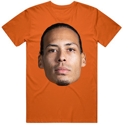 Virgil Van Dijk Netherlands Big Head T Shirt