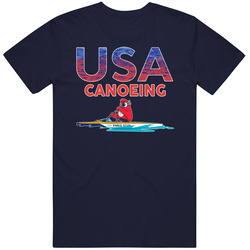 Team Usa Canoeing Paris 2024 Sports T Shirt