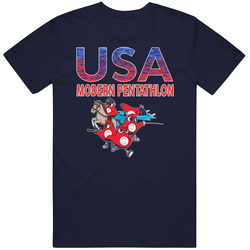 Team Usa Modern Pentathlon Paris 2024 Sports T Shirt