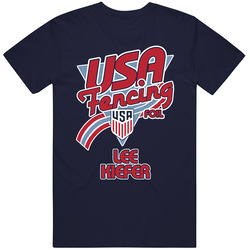 Lee Kiefer Team Usa Fencing Foil Paris 2024 T Shirt