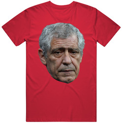 Fernando Santos Poland Coach Big Head T Shirt