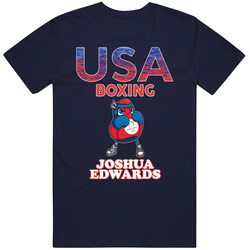 Joshua Edwards Team Usa Boxing Paris 2024 Fan T Shirt